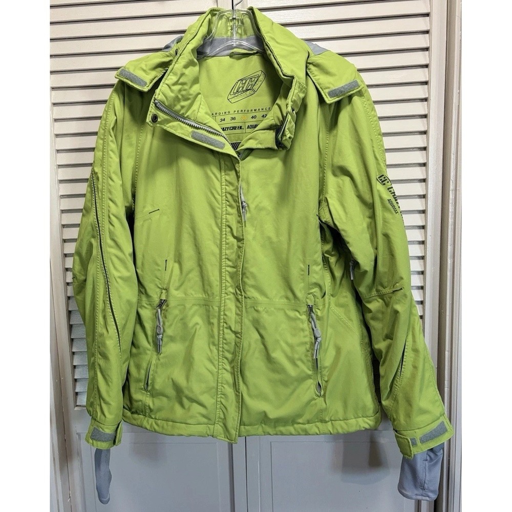 Vintage 90's Crazy Creek Snow Boarding Performance Aquamax Jacket Womens 38 EUC - Picture 1 of 14